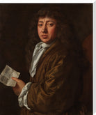 Samuel Pepys Portrait Print (Stretched canvas, Extra large, No frame)