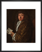 Samuel Pepys Portrait Print (Art print, Small, Black frame)