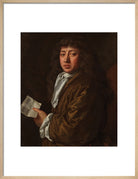 Samuel Pepys Portrait Print (Art print, Medium, Natural frame)