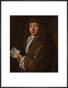 Samuel Pepys Portrait Print (Art print, Large, Black frame)