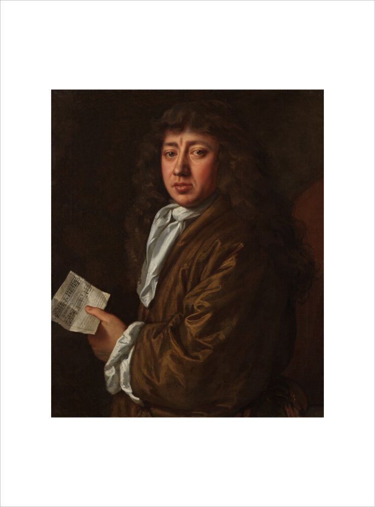 Samuel pepys portrait print (art print, medium, no frame)