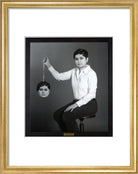 Shami Chakrabarti Portrait Print (Art print, Small, Gold frame)