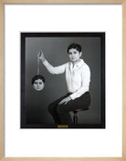 Shami Chakrabarti Portrait Print (Art print, Small, Natural frame)