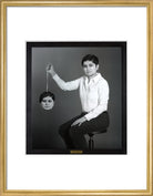 Shami Chakrabarti Portrait Print (Art print, Medium, Gold frame)