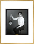 Shami Chakrabarti Portrait Print (Art print, Large, Gold frame)