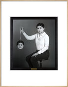 Shami Chakrabarti Portrait Print (Art print, Large, Natural frame)