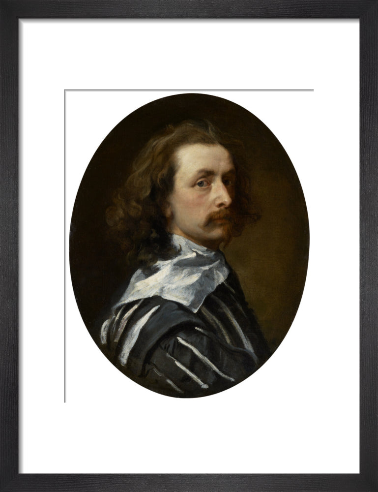 Sir anthony van dyck portrait print (art print, small, black frame)