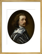 Sir Anthony van Dyck Portrait Print (Art print, Medium, Gold frame)