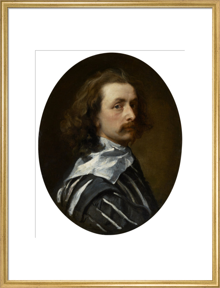 Sir anthony van dyck portrait print (art print, large, gold frame)
