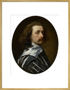 Sir Anthony van Dyck Portrait Print (Art print, Extra large, Gold frame)
