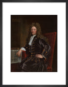 Sir Christopher Wren Portrait Print (Art print, Small, Black frame)
