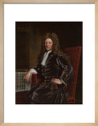 Sir Christopher Wren Portrait Print (Art print, Small, Natural frame)