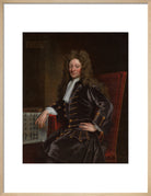 Sir Christopher Wren Portrait Print (Art print, Medium, Natural frame)