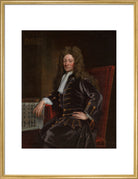 Sir Christopher Wren Portrait Print (Art print, Large, Gold frame)