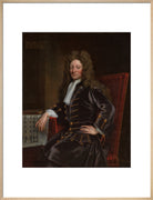 Sir Christopher Wren Portrait Print (Art print, Large, Natural frame)