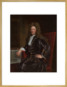 Sir Christopher Wren Portrait Print (Art print, Extra large, Gold frame)