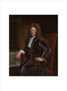 Sir Christopher Wren Portrait Print (Art print, Small, No frame)