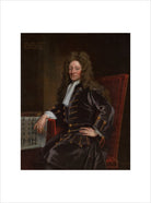 Sir Christopher Wren Portrait Print (Art print, Extra large, No frame)