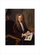 Sir Hans Sloane, Bt Portrait Print (Art print, Small, No frame)