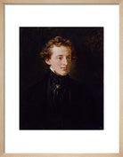 Sir John Everett Millais, 1st Bt Portrait Print (Art print, Small, Natural frame)