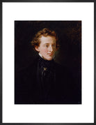 Sir John Everett Millais, 1st Bt Portrait Print (Art print, Medium, Black frame)