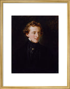 Sir John Everett Millais, 1st Bt Portrait Print (Art print, Medium, Gold frame)