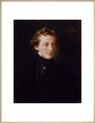 Sir John Everett Millais, 1st Bt Portrait Print (Art print, Extra large, Natural frame)