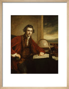 Sir Joseph Banks, Bt Portrait Print (Art print, Small, Natural frame)