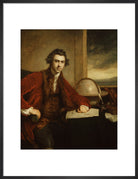 Sir Joseph Banks, Bt Portrait Print (Art print, Medium, Black frame)