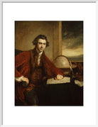 Sir Joseph Banks, Bt Portrait Print (Art print, Medium, White frame)