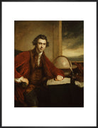 Sir Joseph Banks, Bt Portrait Print (Art print, Large, Black frame)