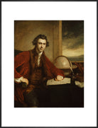 Sir Joseph Banks, Bt Portrait Print (Art print, Extra large, Black frame)