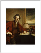 Sir Joseph Banks, Bt Portrait Print (Art print, Extra large, White frame)