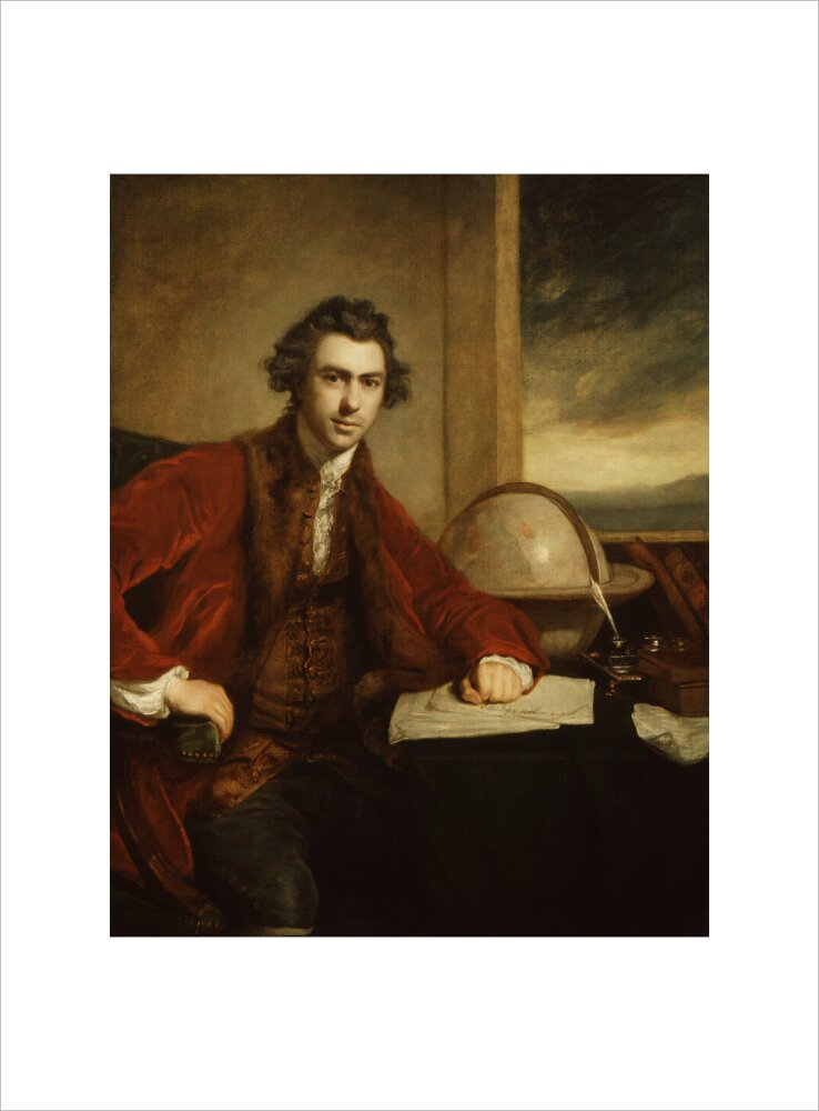 Sir joseph banks, bt portrait print (art print, medium, no frame)
