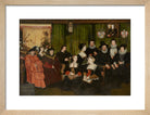 Sir Thomas More, his father, his household and his descendants Portrait Print (Art print, Small, Natural frame)