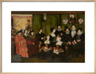 Sir Thomas More, his father, his household and his descendants Portrait Print (Art print, Medium, Natural frame)