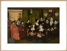 Sir Thomas More, his father, his household and his descendants Portrait Print (Art print, Large, Natural frame)