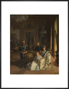 The Royal Family at Buckingham Palace, 1913 Portrait Print (Art print, Large, Black frame)
