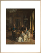 The Royal Family at Buckingham Palace, 1913 Portrait Print (Art print, Extra large, Natural frame)