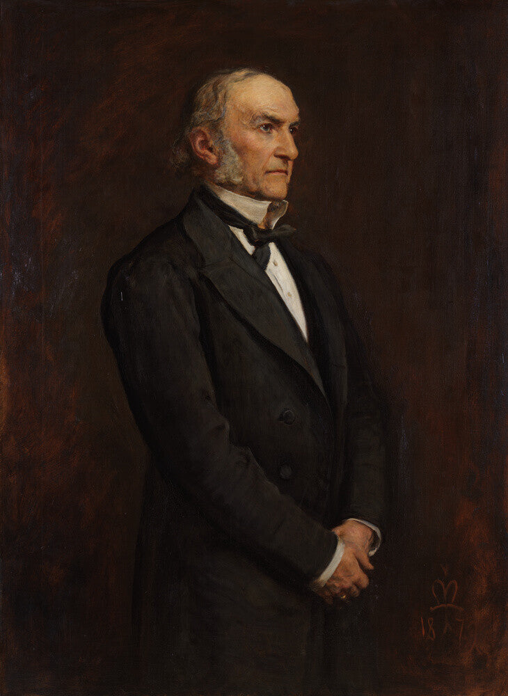 William ewart gladstone portrait print