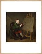 William Hogarth Portrait Print (Art print, Medium, Natural frame)