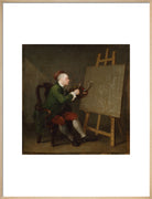 William Hogarth Portrait Print (Art print, Large, Natural frame)
