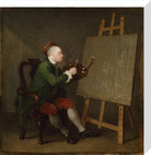 William Hogarth Portrait Print (Stretched canvas, Medium, No frame)