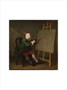 William Hogarth Portrait Print (Art print, Extra large, No frame)