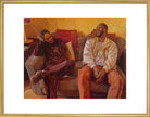 No Place Like Home Sweet Home (Art print, Large, Gold frame)