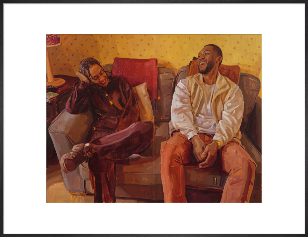 No place like home sweet home (art print, extra large, black frame)