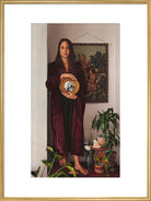 Double Portrait with Mirror (Art print, Extra large, Gold frame)
