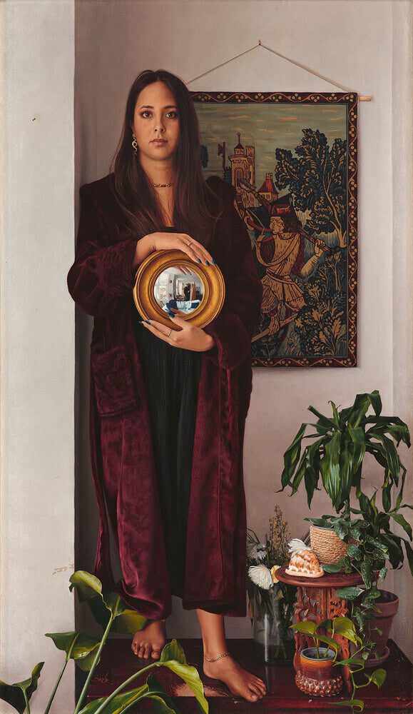Double portrait with mirror