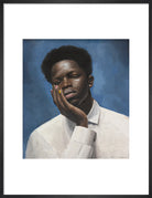 Sheikh in Blue (Art print, Medium, Black frame)