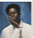 Sheikh in Blue (Stretched canvas, Medium, No frame)